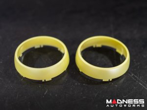 smart fortwo Instrument Trim - Pod Trim Rings - 450 - Yellow
